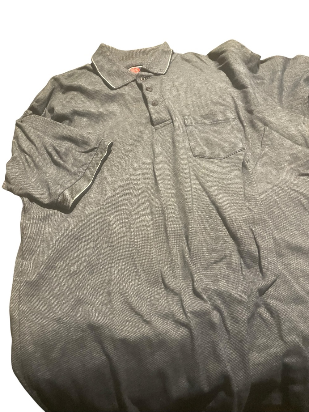 GK Men’s Grey Polo with Chest Pocket